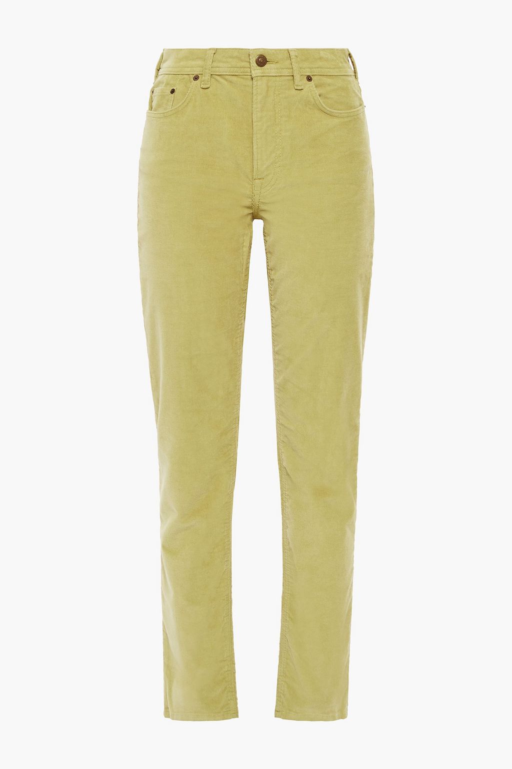 slim leg corduroy pants