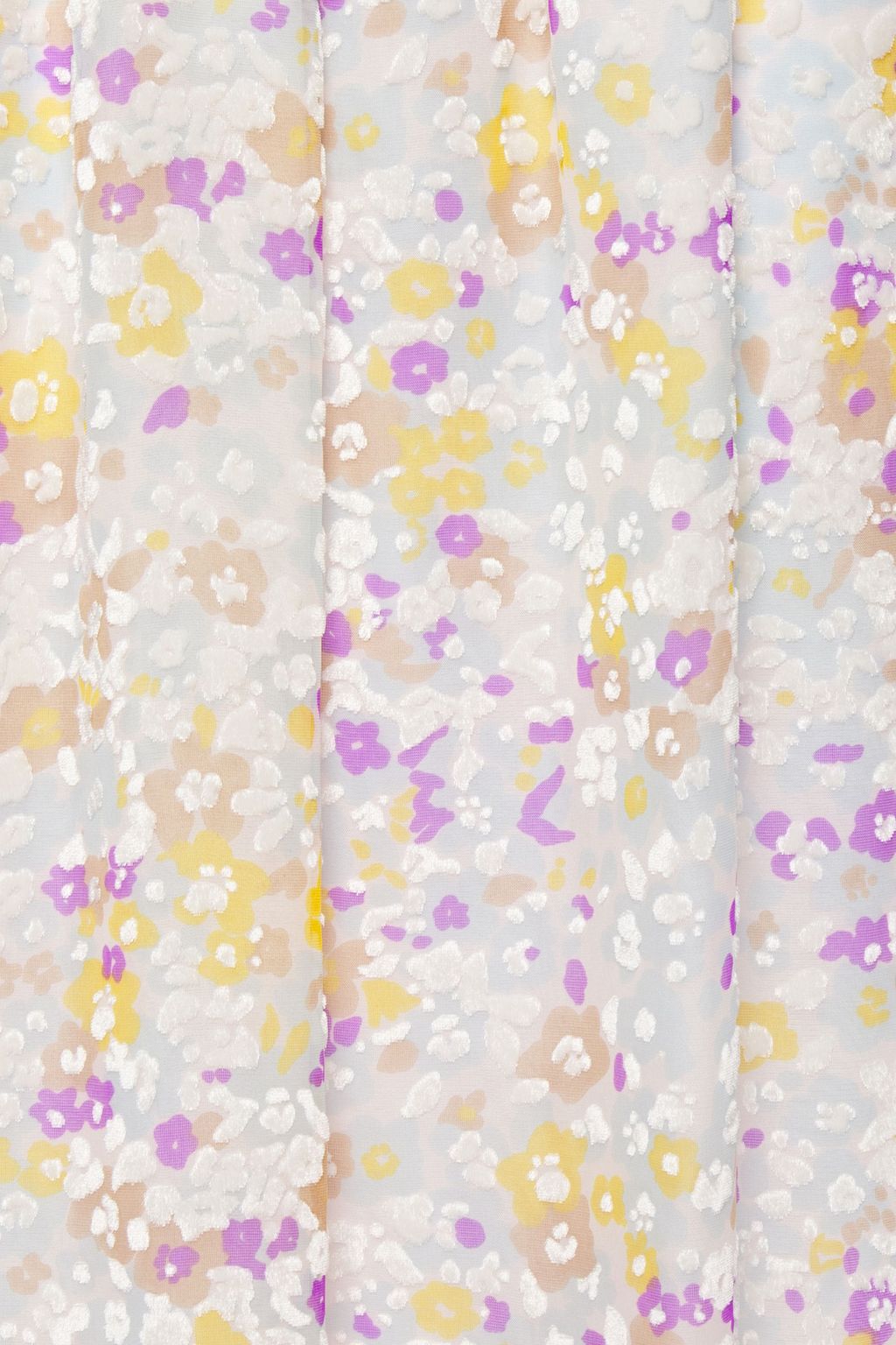 SEE BY CHLOÉ Floral-print devoré-silk midi skirt