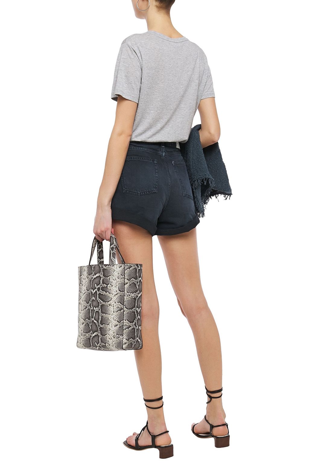 IRO Aware distressed denim shorts