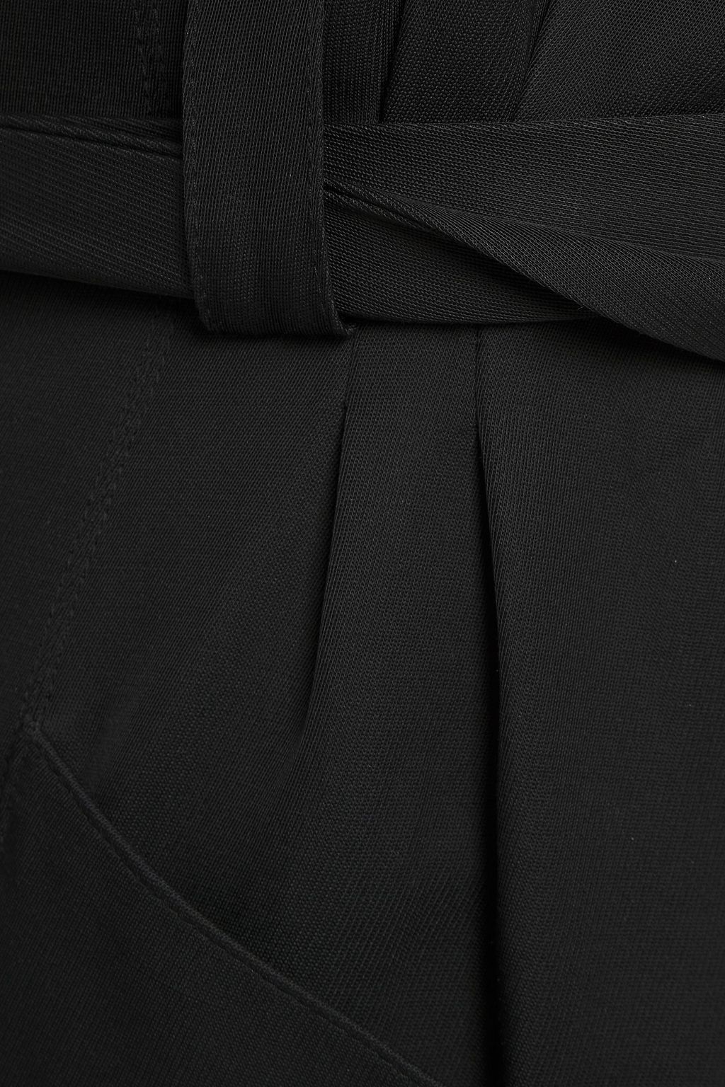 IRO Perplex cropped belted cady tapered pants