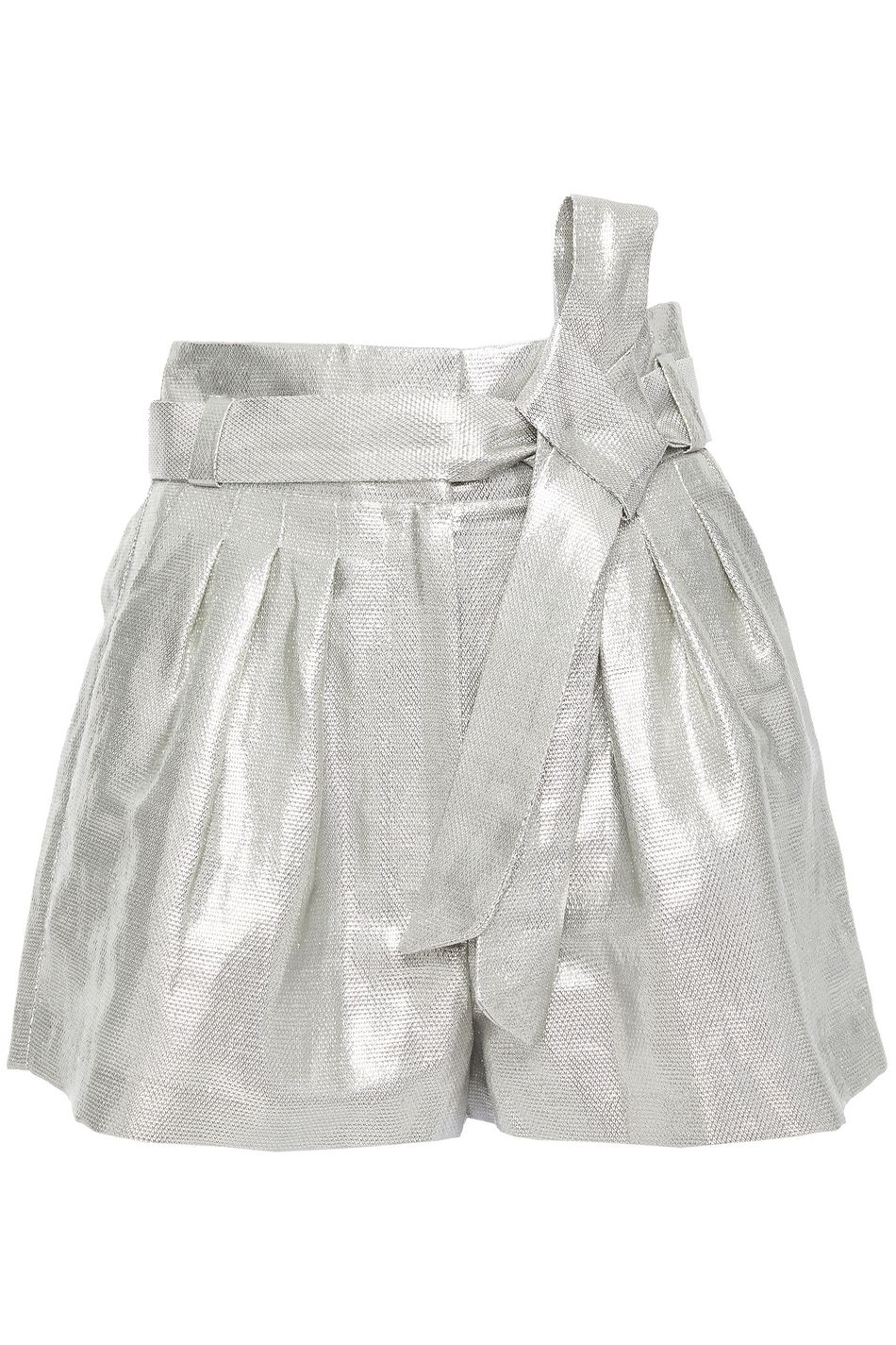 linen blend shorts