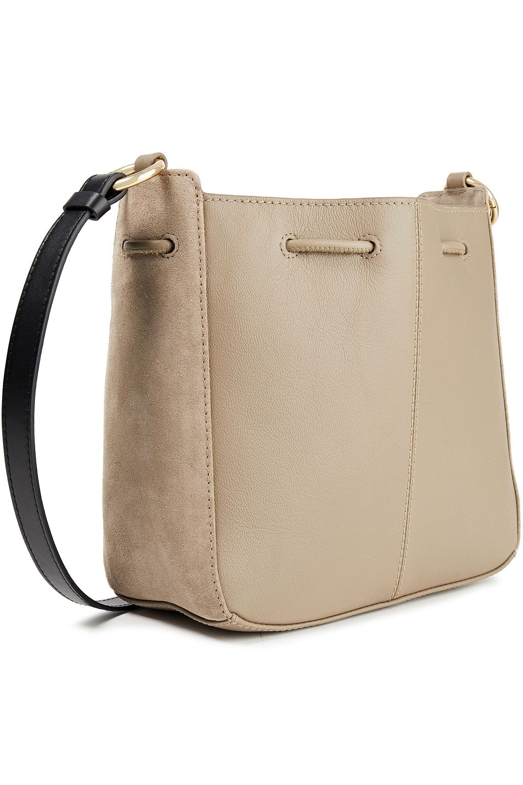 SEE BY CHLOÉ Tony medium suede and leather shoulder bag
