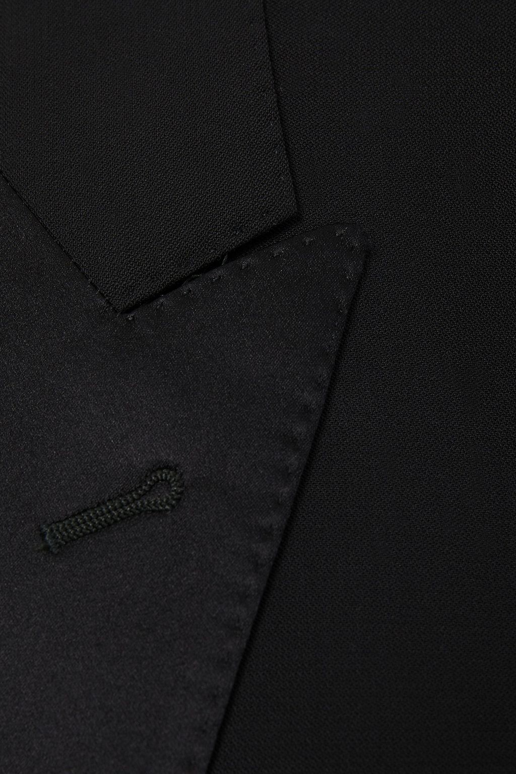 IRO Urla satin-trimmed wool-blend blazer