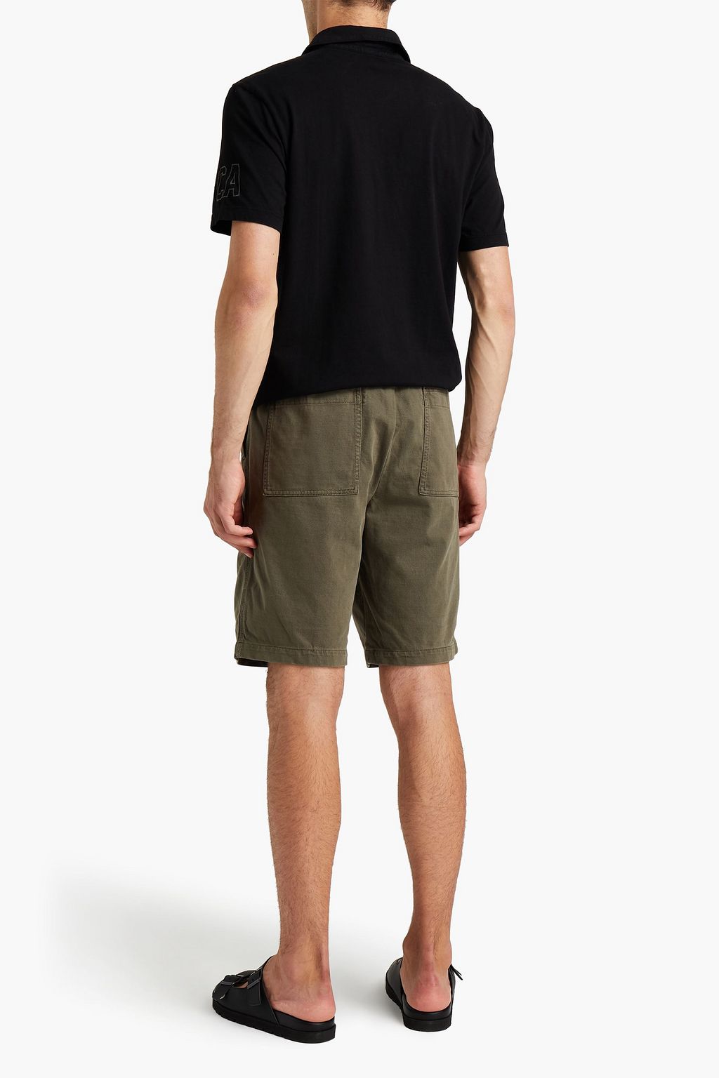 JAMES PERSE Supima cotton-jersey polo shirt