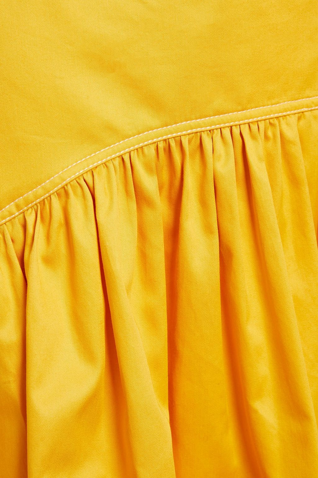 SEE BY CHLOÉ Tiered cotton-twill midi skirt