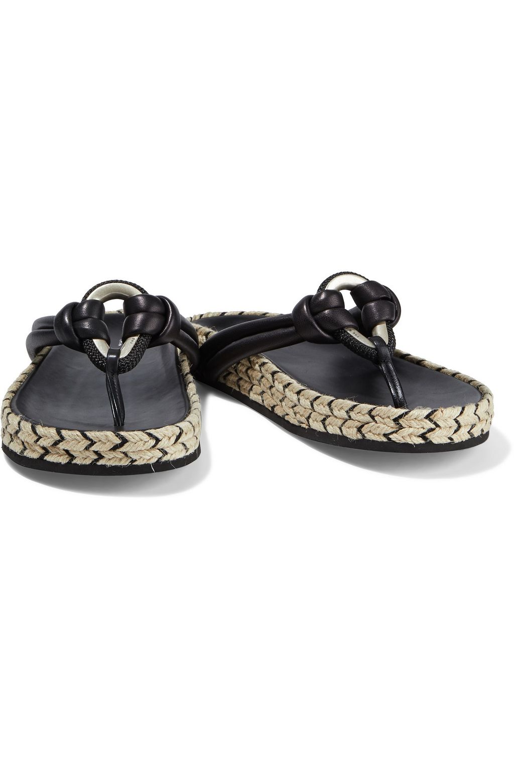 RAG & BONE Eva embellished leather espadrille sandals