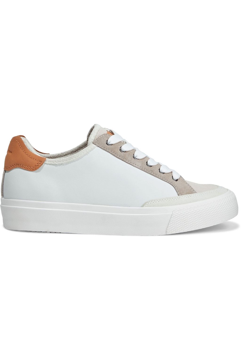 White RB Army color-block leather and 