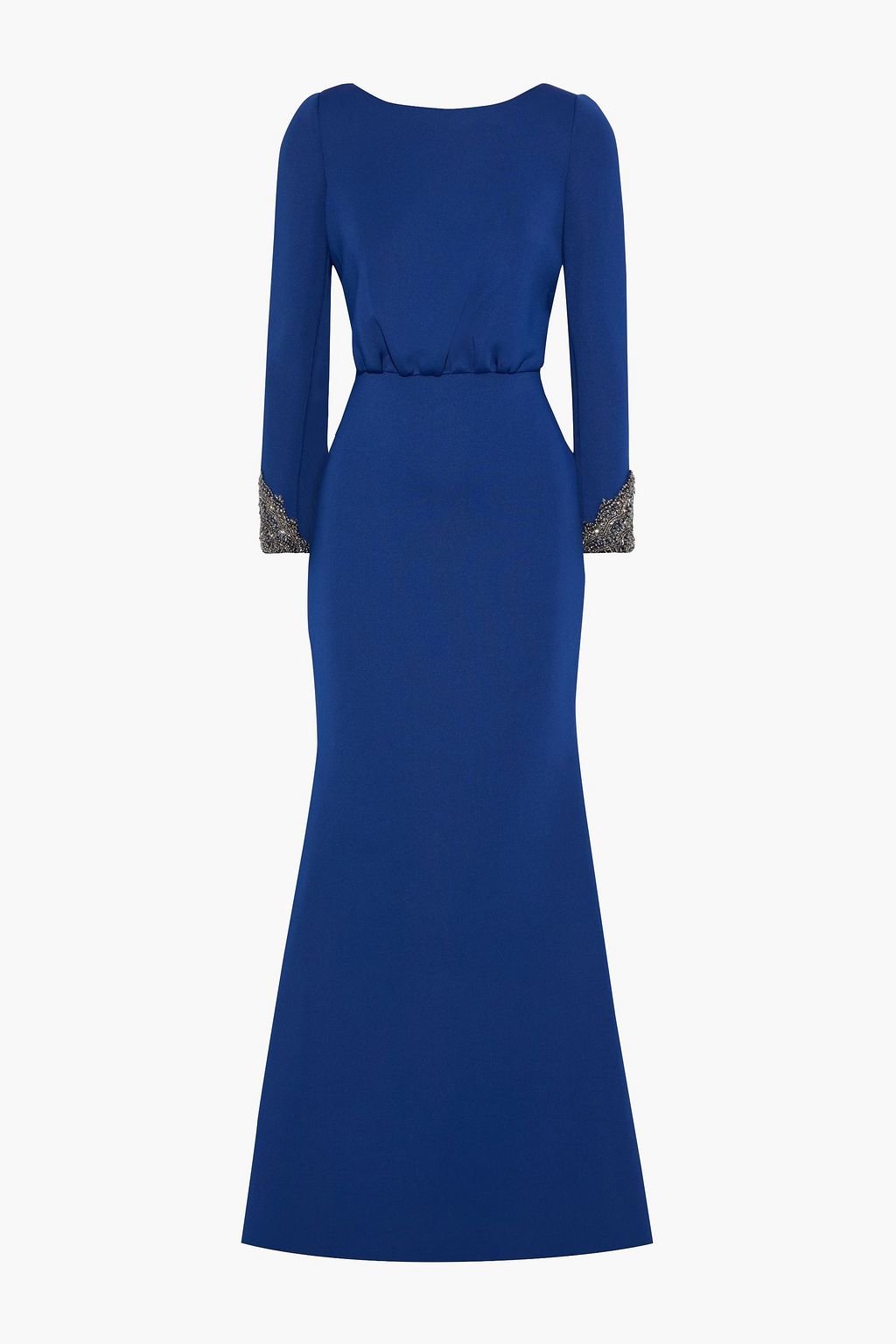 badgley mischka royal blue dress