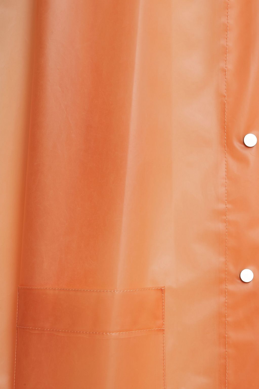 STAND STUDIO Carla PVC hooded raincoat