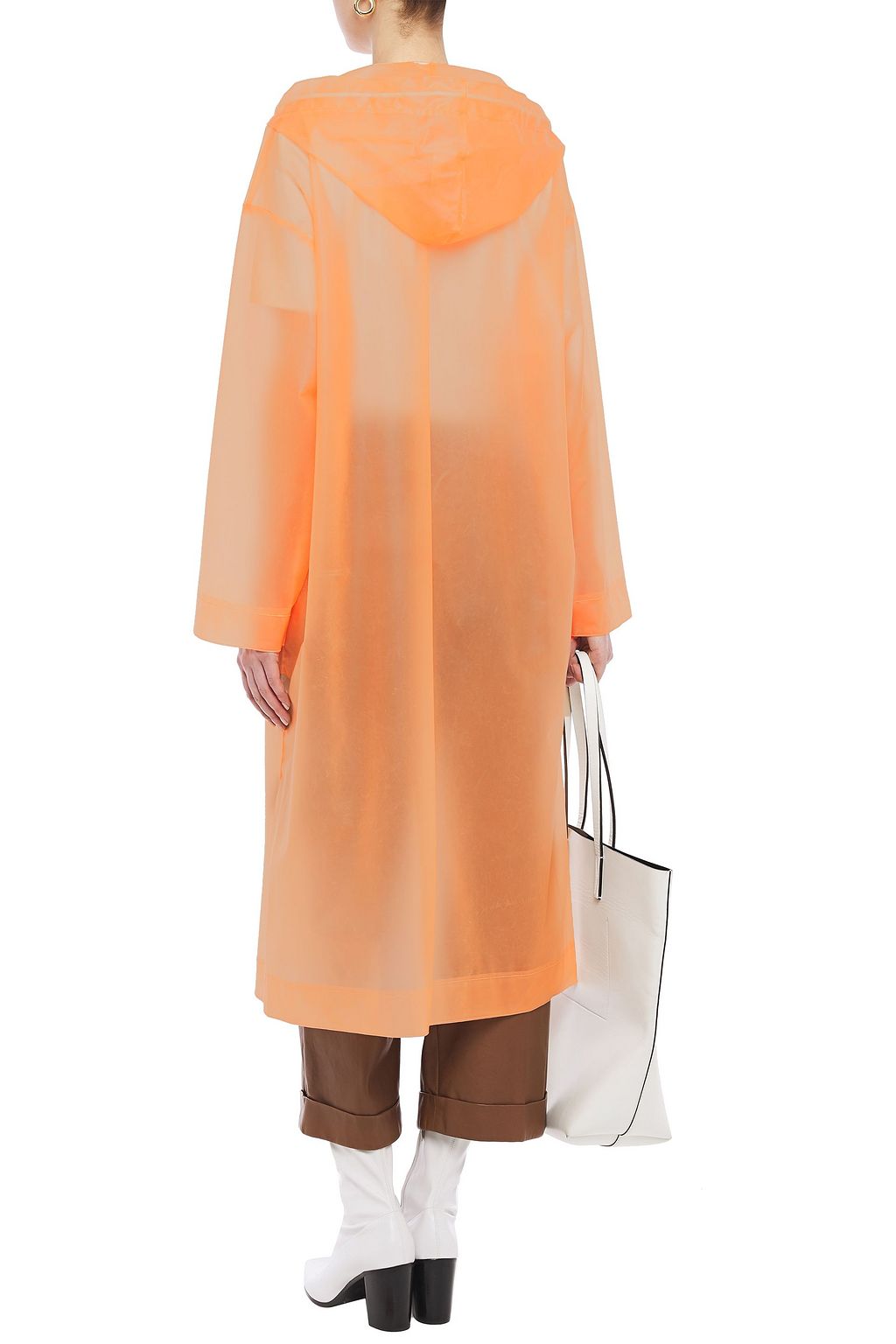 STAND STUDIO Carla PVC hooded raincoat