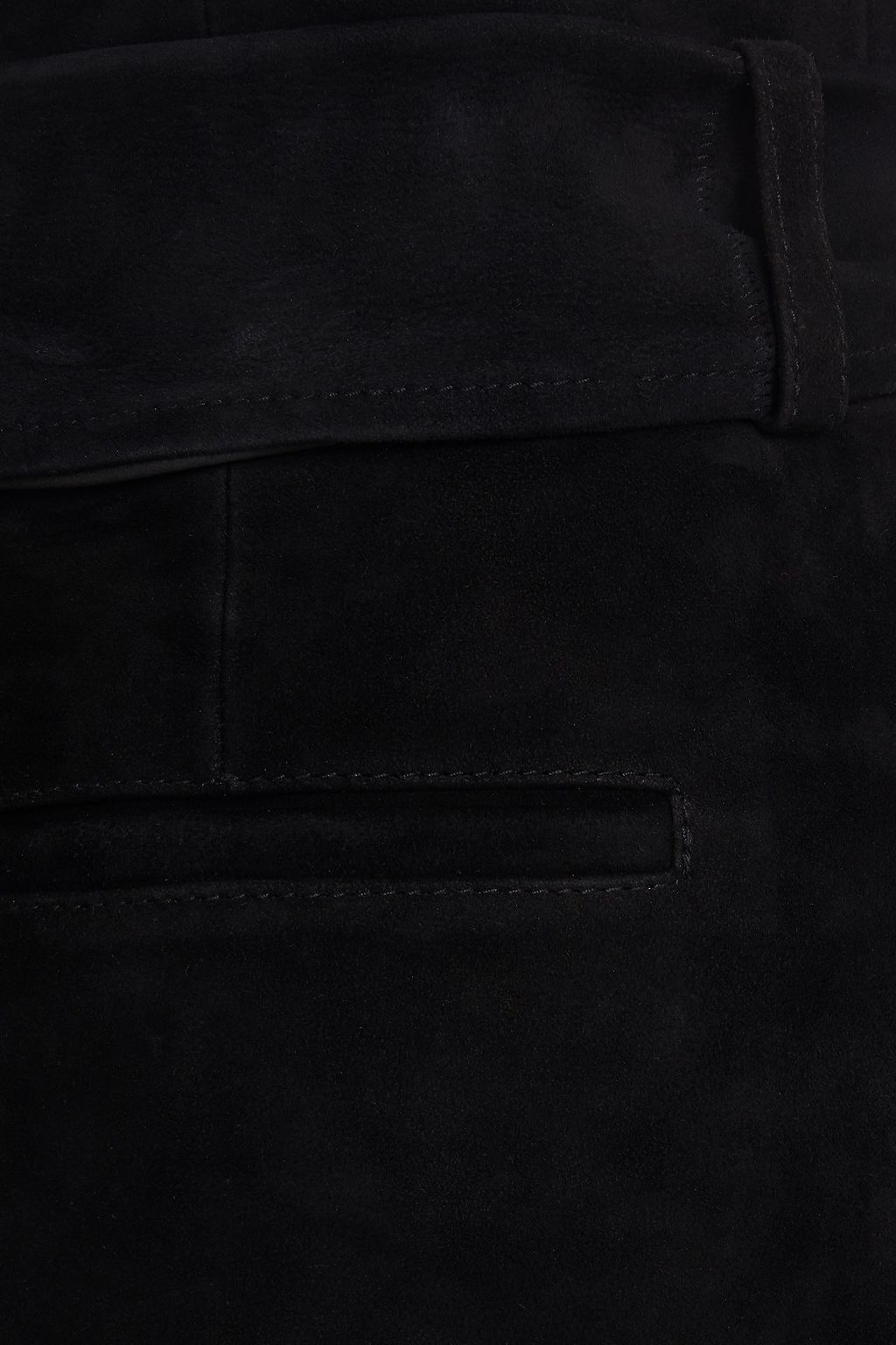 IRO Belted suede shorts