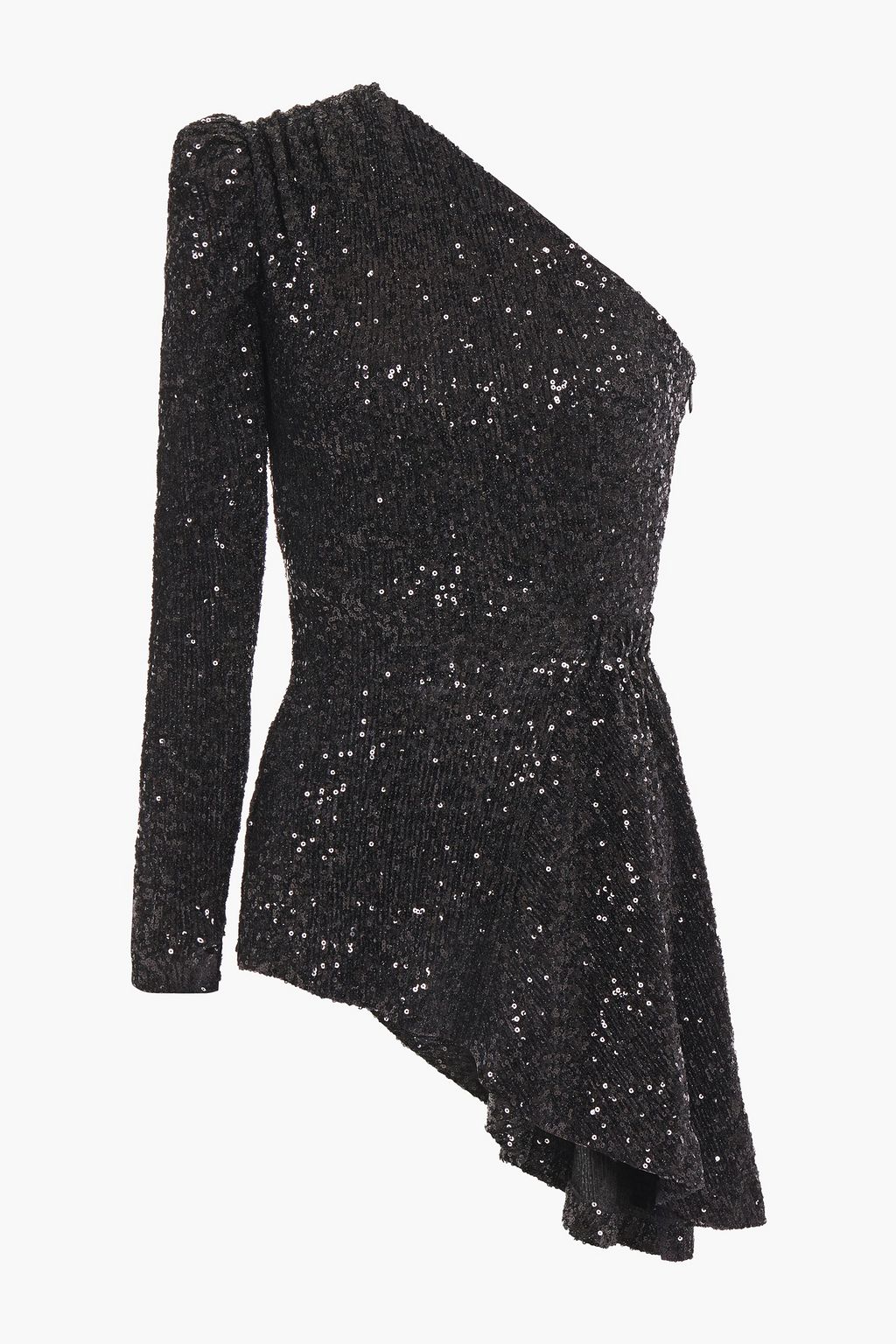 one sleeve peplum top