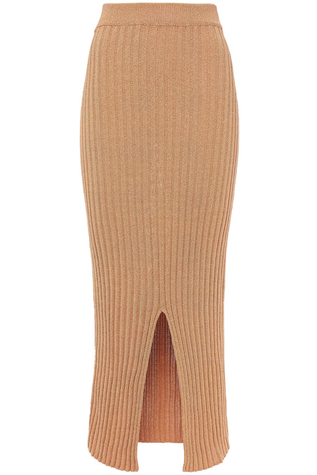Camel knit midi skirt Clearance