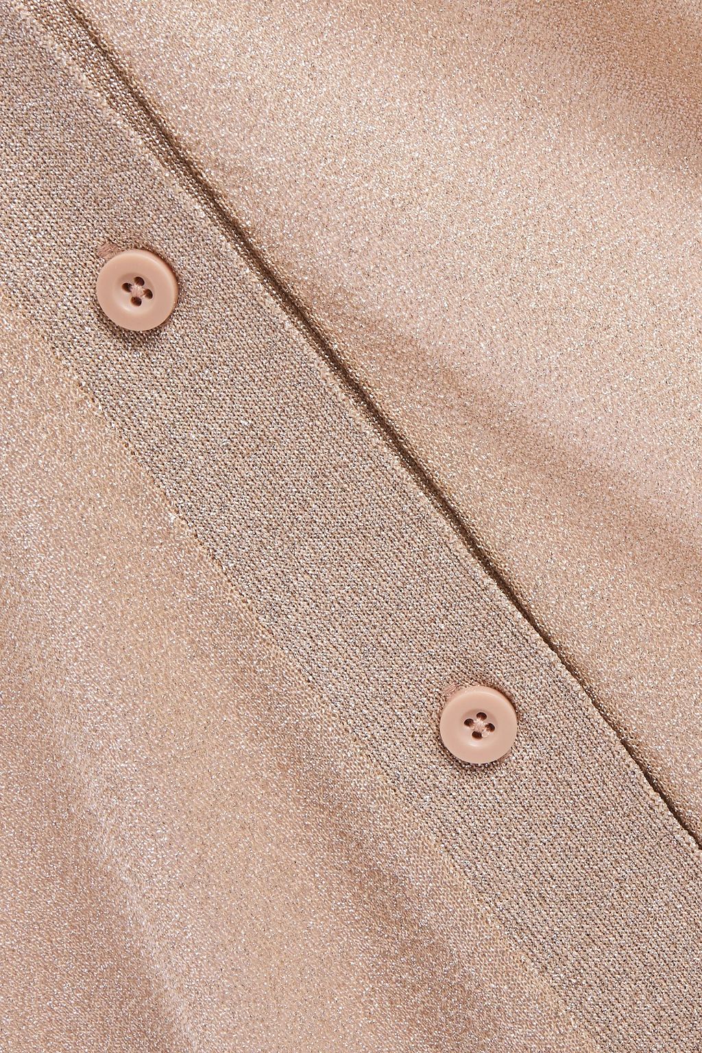NINETY PERCENT Metallic knitted cardigan