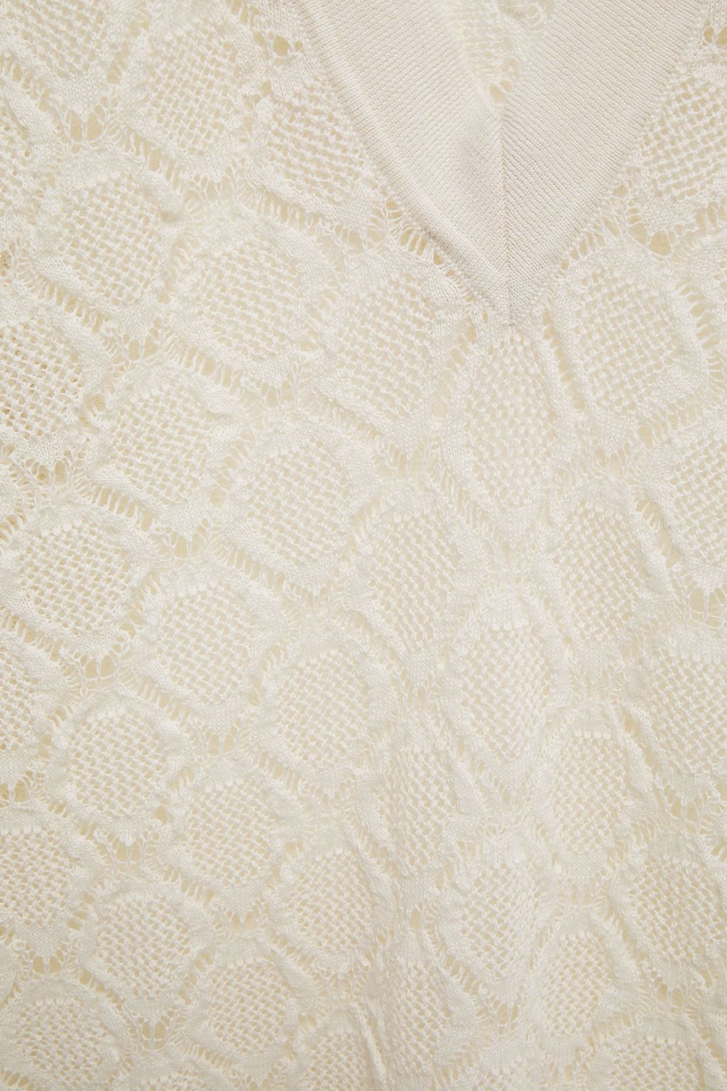 SEE BY CHLOÉ Pointelle-knit alpaca-blend sweater