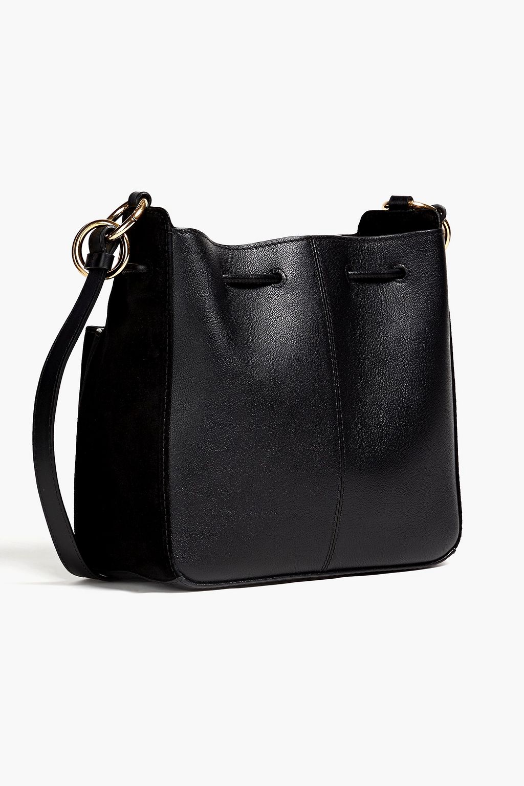 SEE BY CHLOÉ Tony medium suede and leather shoulder bag
