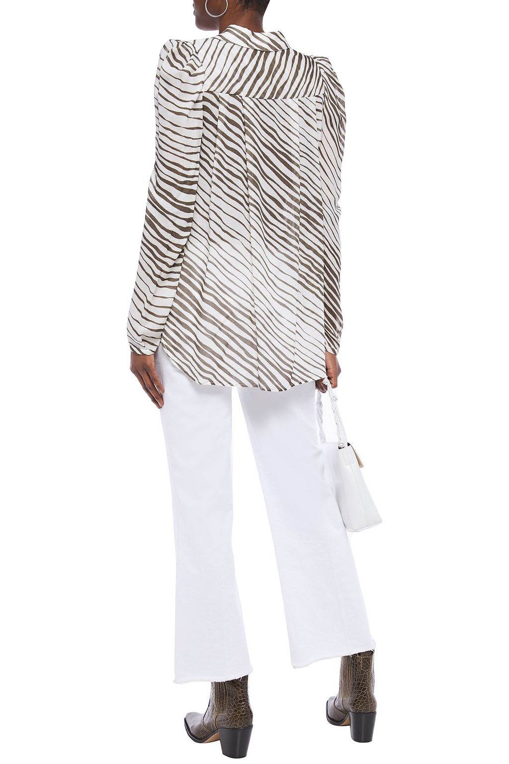 SEE BY CHLOÉ Printed gauze shirt