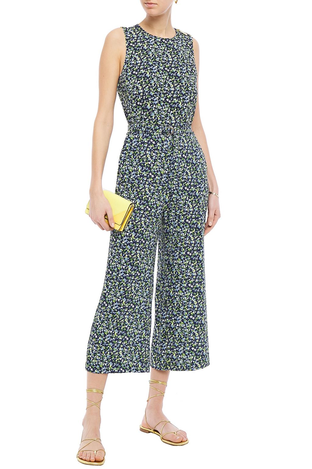 michael kors jumpsuit yellow