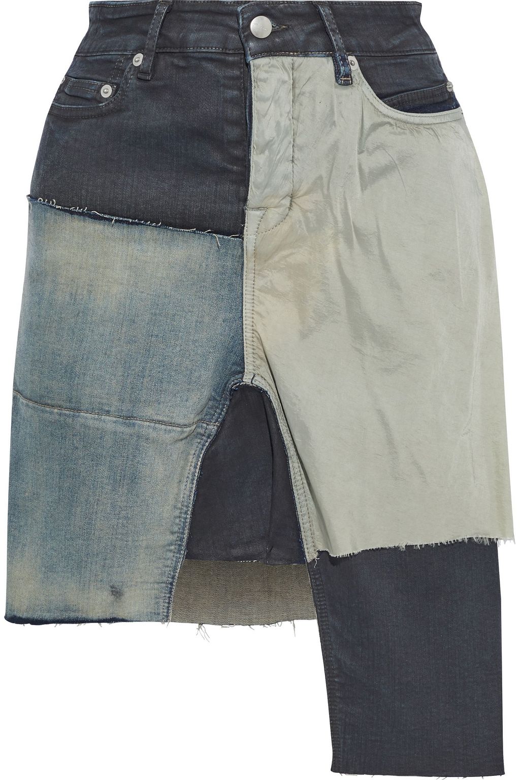 rick owens patchwork jeans