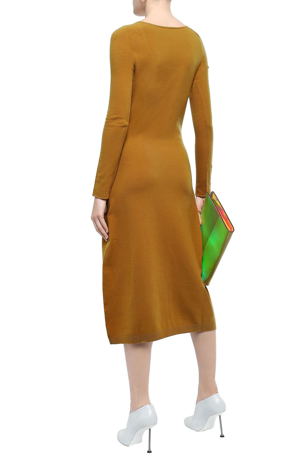 JOSEPH Wool-blend midi dress