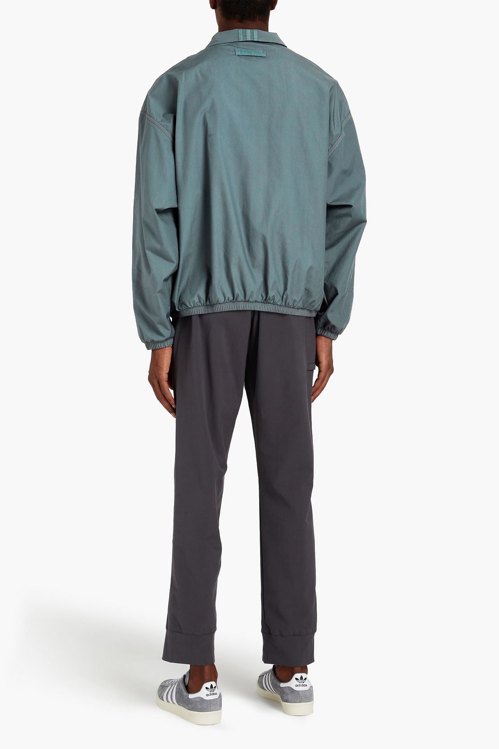 ADIDAS ORIGINALS Logo-appliquéd cotton track jacket