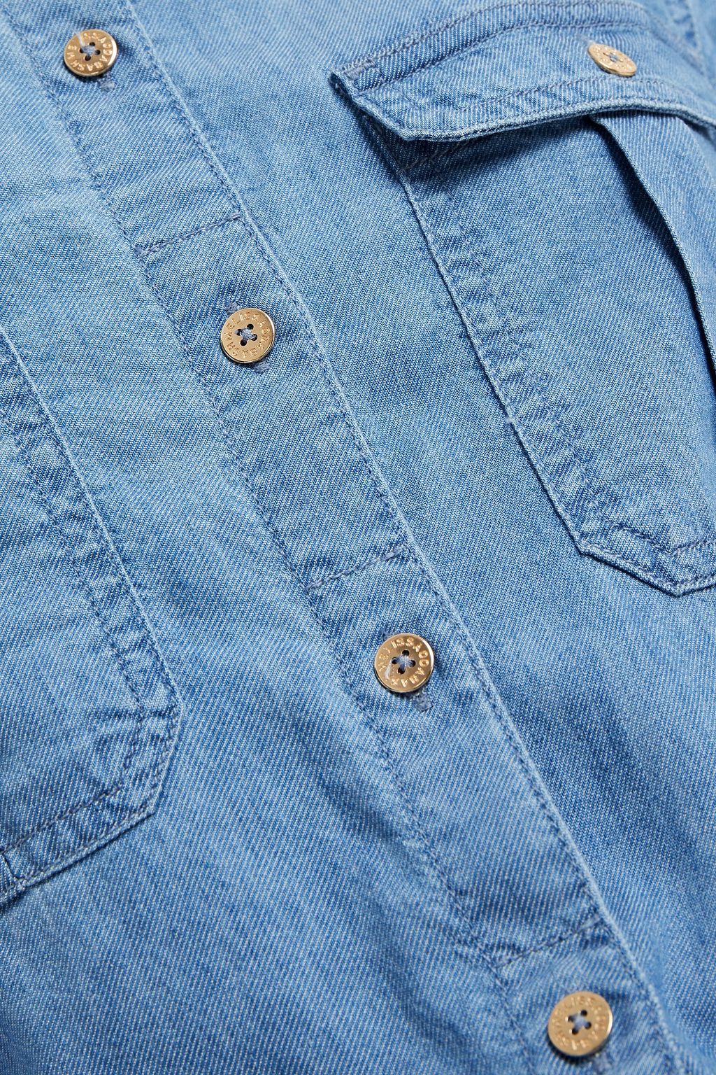 MELISSA ODABASH Honour denim playsuit