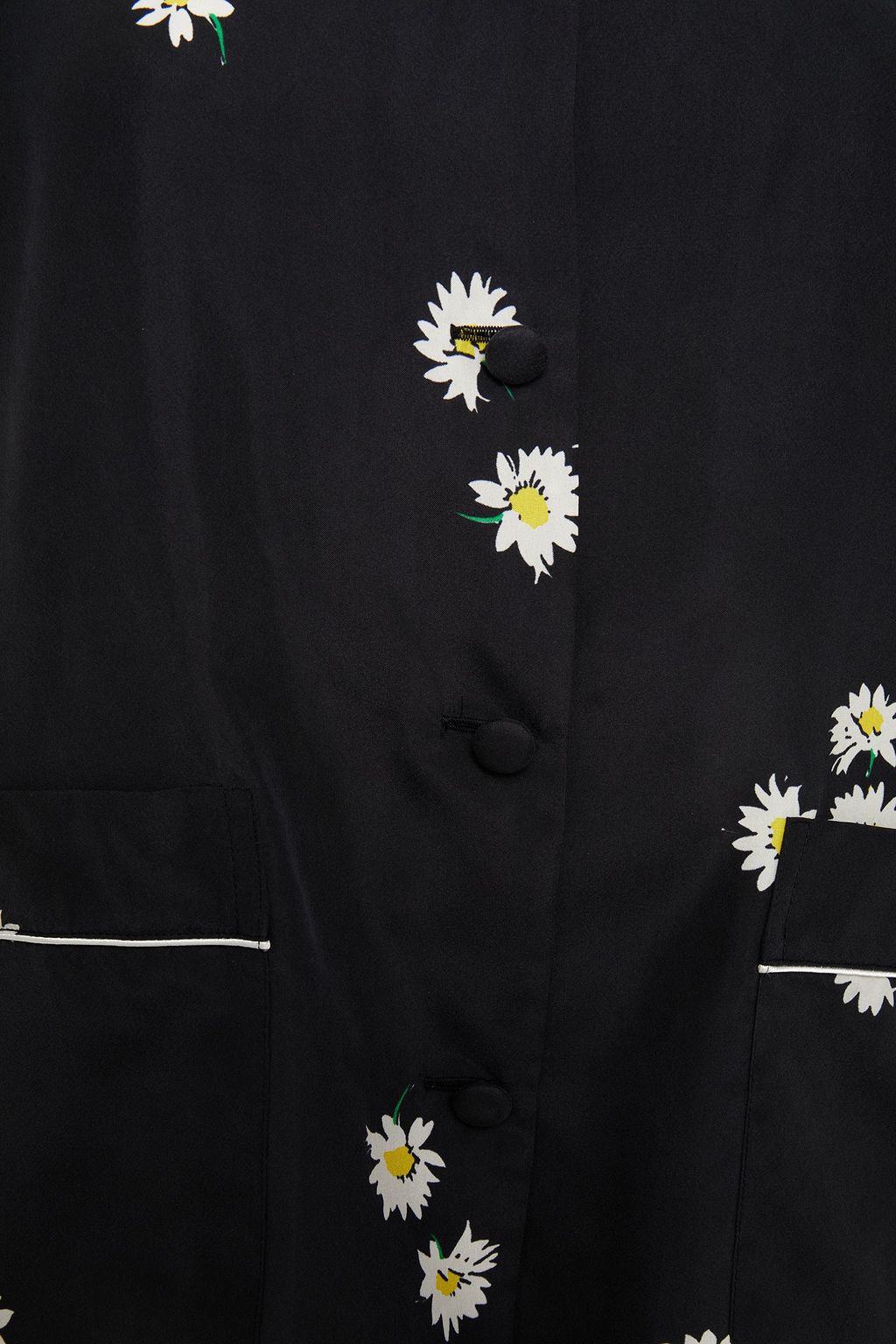 MARC JACOBS Floral-print washed-silk shirt
