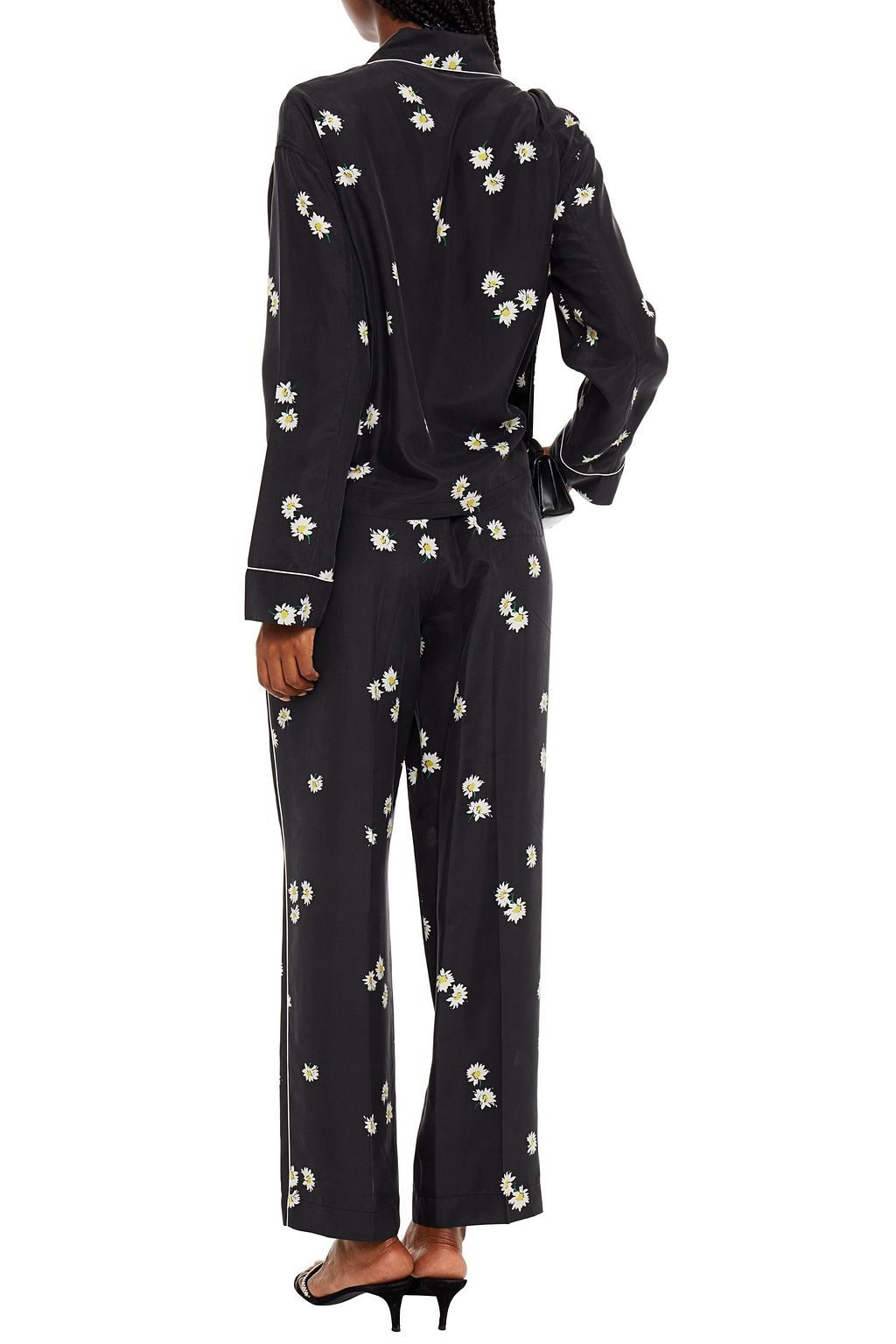 MARC JACOBS Floral-print washed-silk shirt