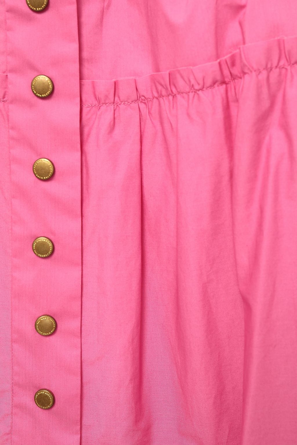 MARC JACOBS Tiered cotton-poplin midi skirt