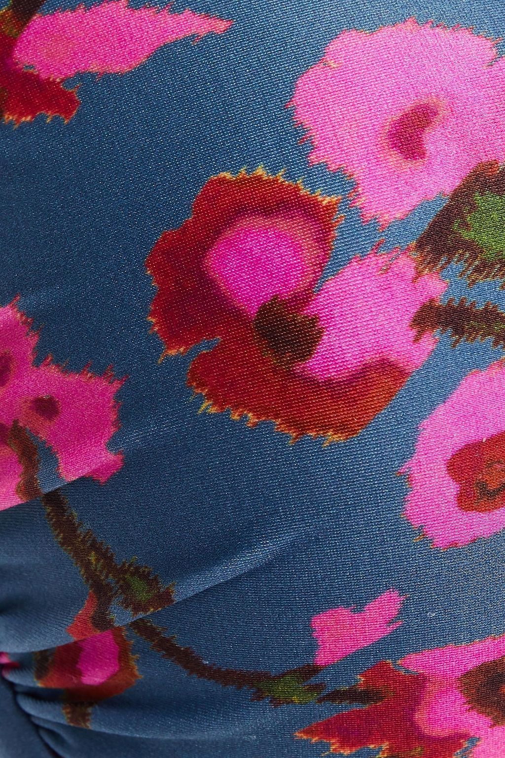 VIX PAULA HERMANNY Floral-print bandeau bikini top