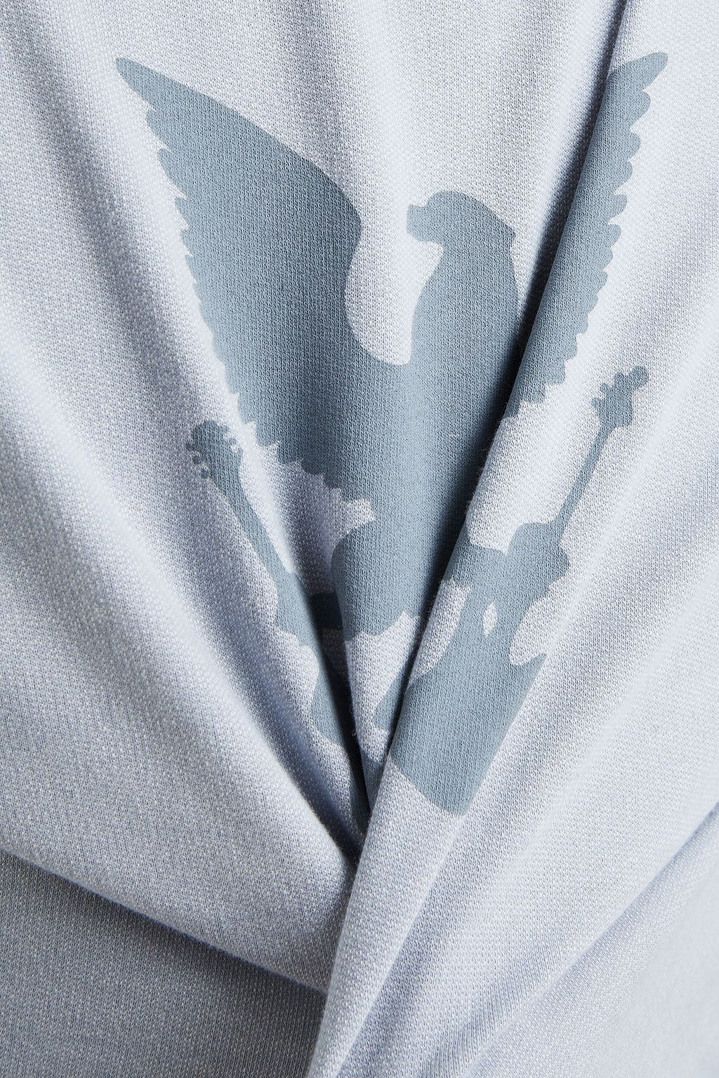 A.P.C. Printed French cotton-terry sweatshirt