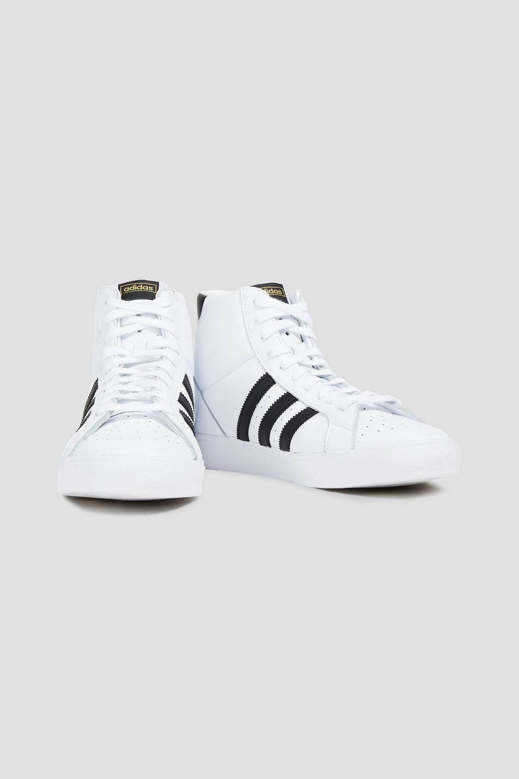 ADIDAS ORIGINALS Leather high-top sneakers