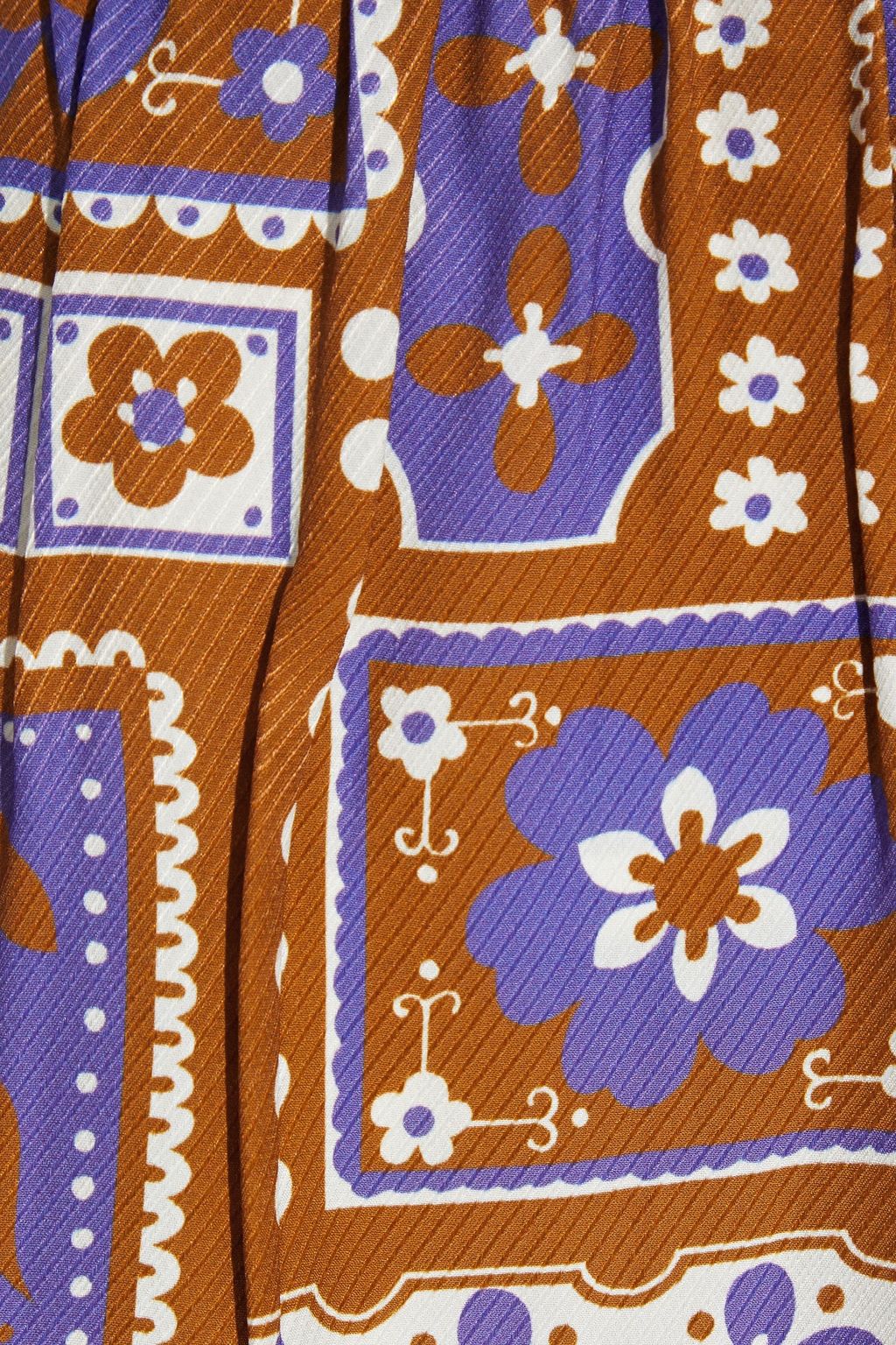 ANTIK BATIK Honoka printed twill maxi skirt