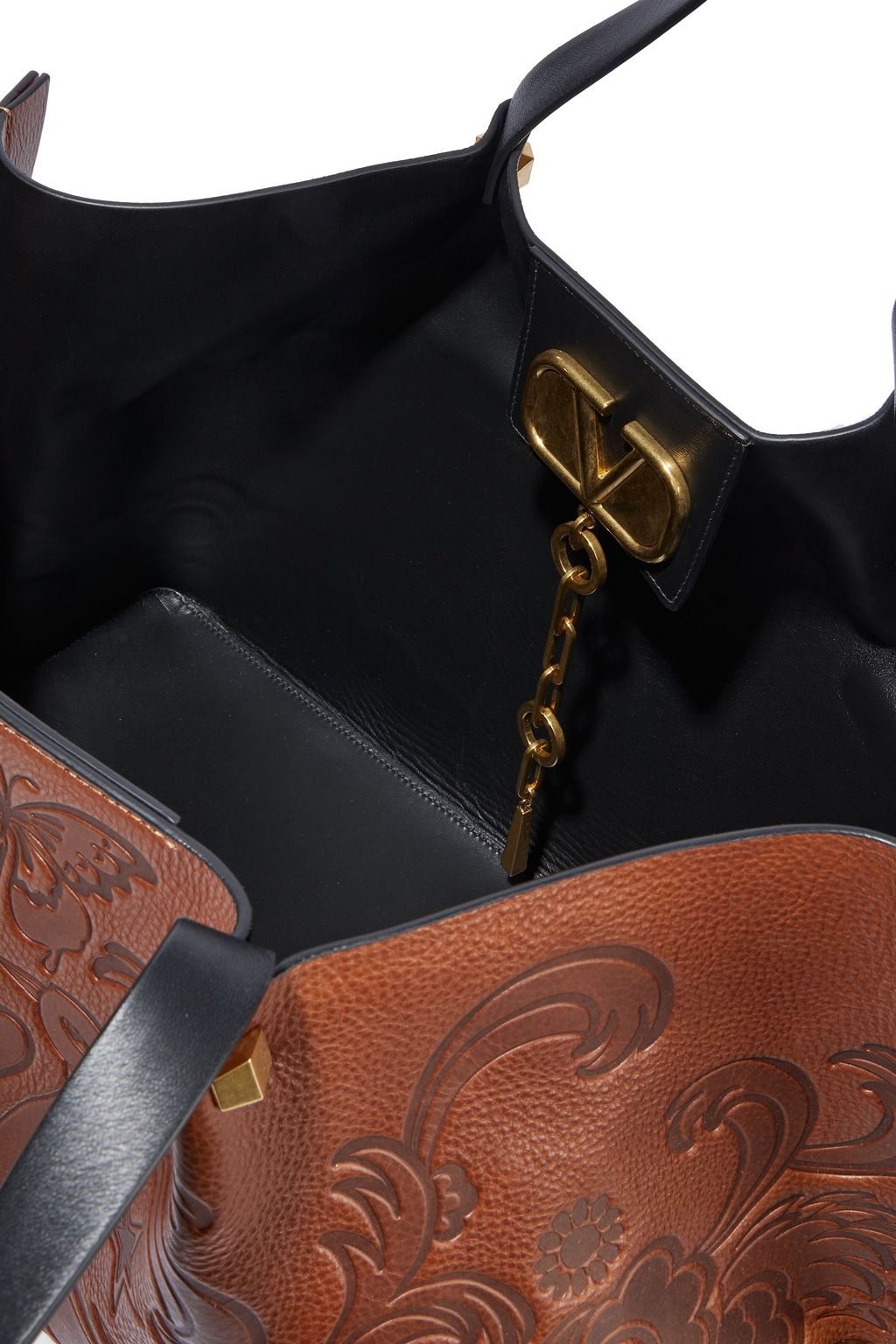 VALENTINO GARAVANI Escape embossed leather tote
