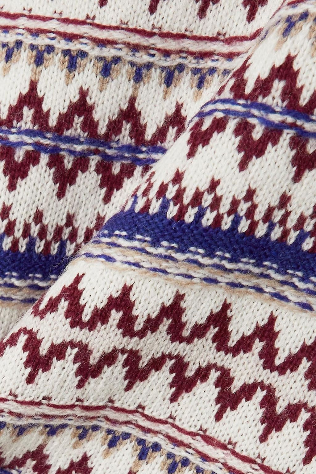 RAG & BONE Willow Fair Isle wool tank