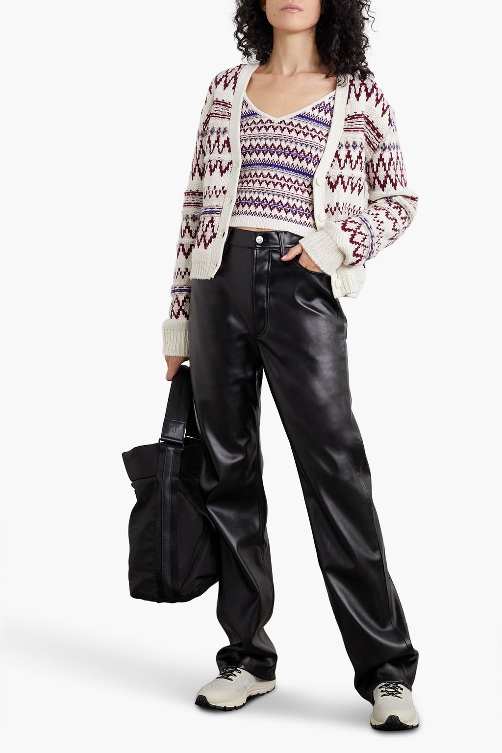 RAG & BONE Willow Fair Isle wool tank