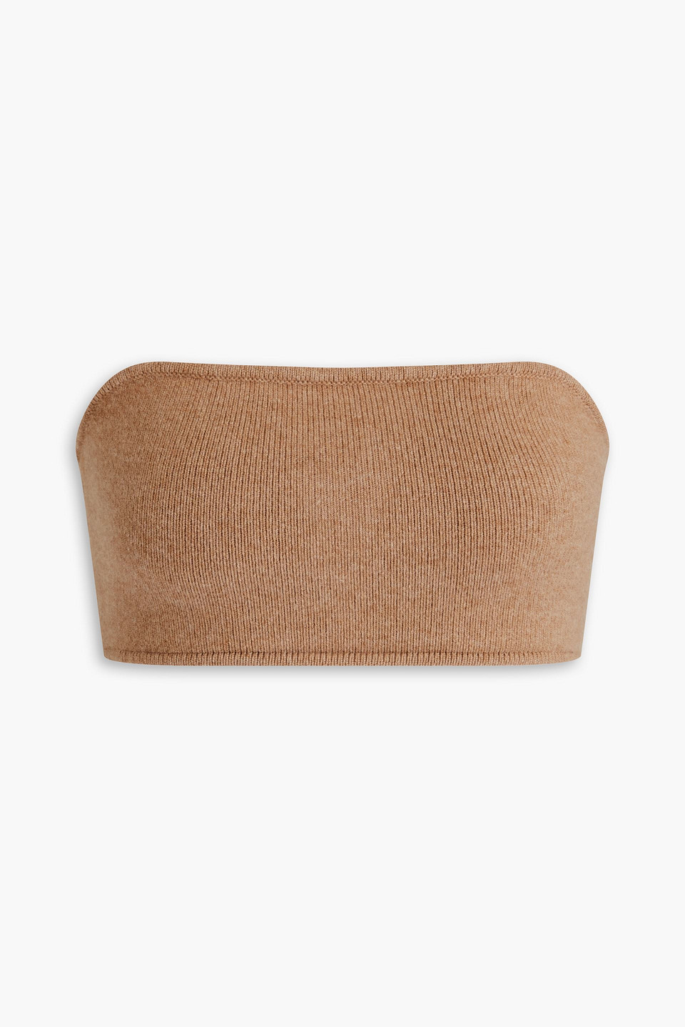 Lisa Yang Selah Strapless Cashmere Bra Top In Light Brown