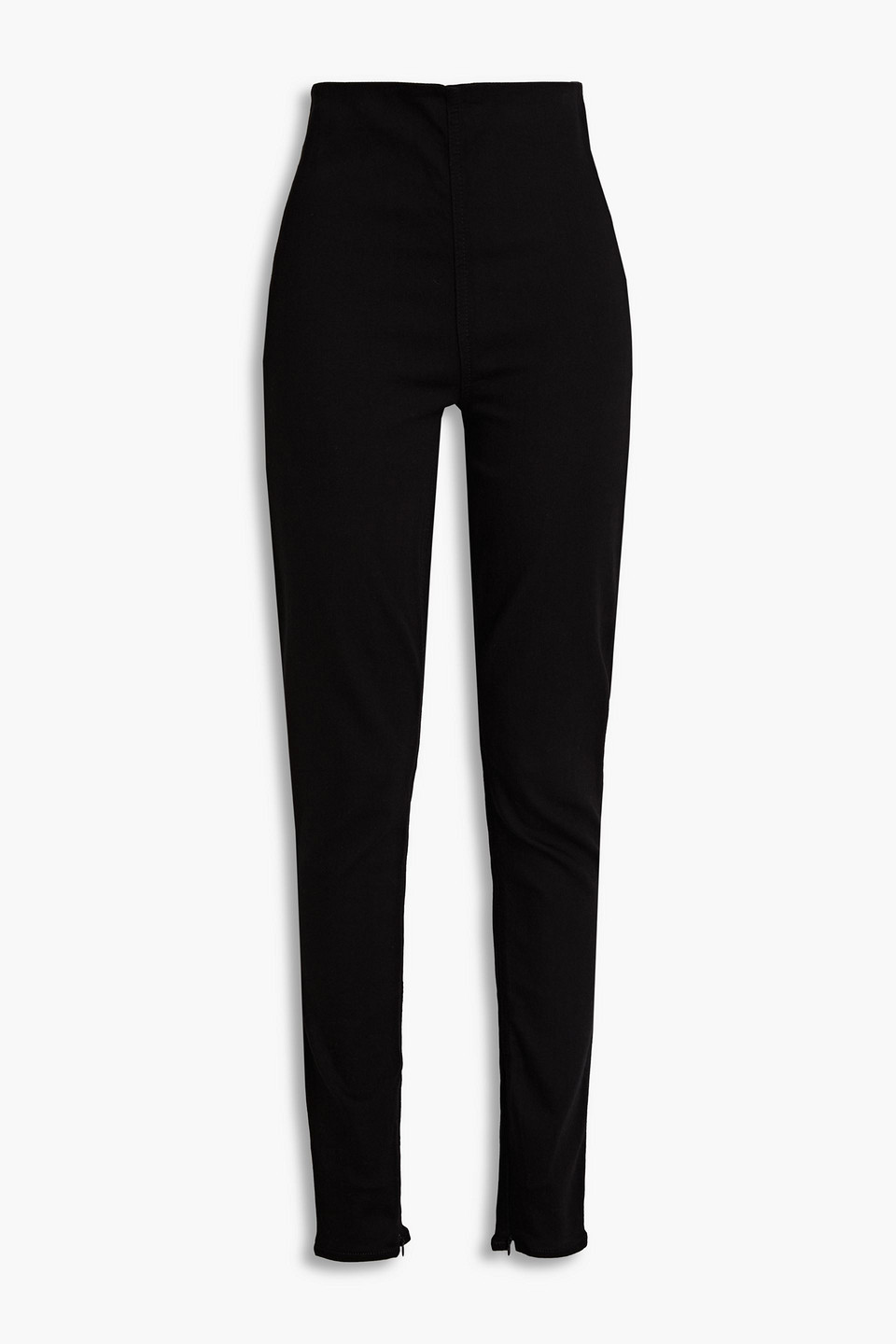 Rag & Bone Nina Stretch-gabardine Skinny Pants In Black