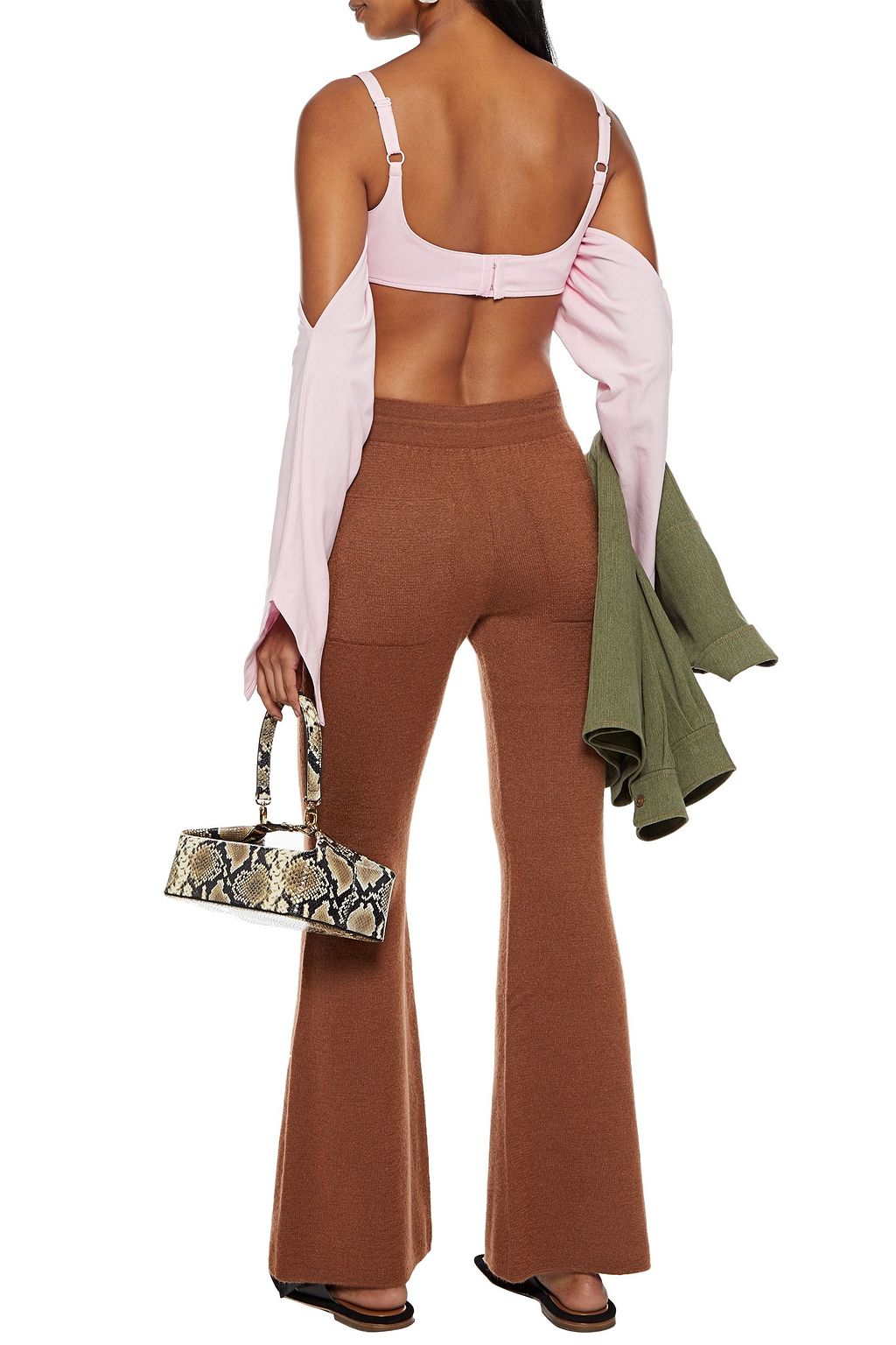 REJINA PYO Cecilia mohair-blend flared pants