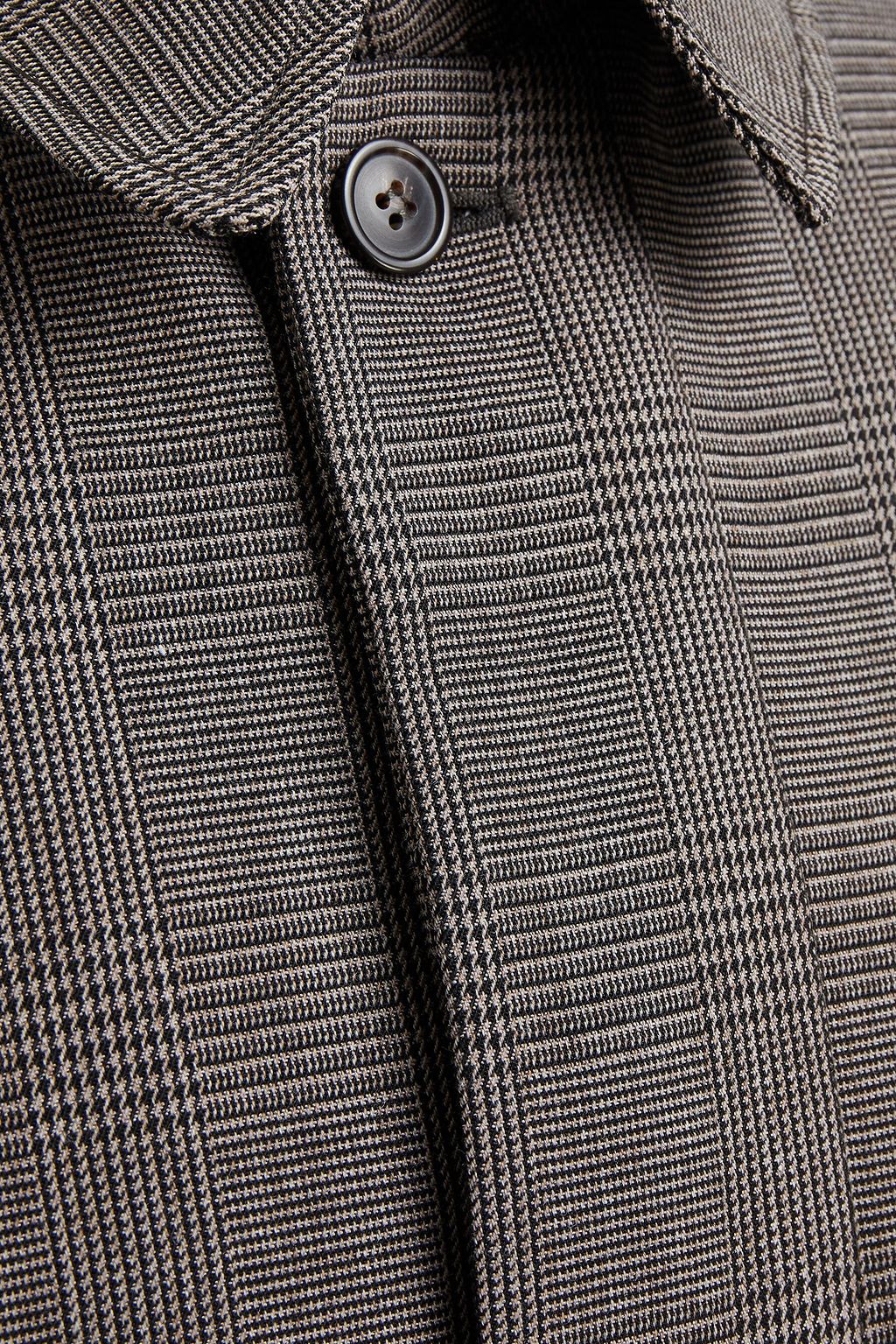 A.P.C. Prince of Wales checked jacquard coat