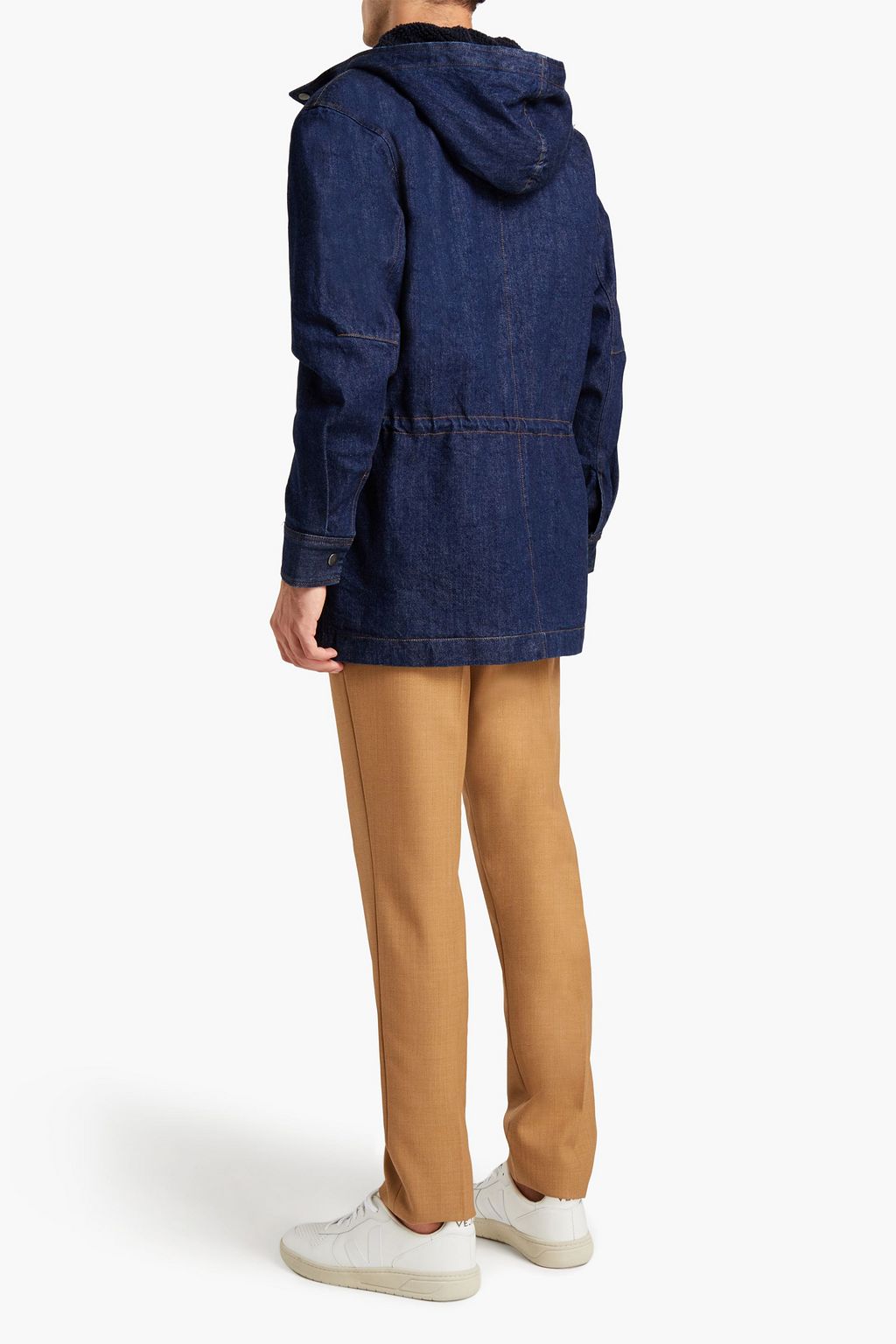 A.P.C. Roady denim hooded parka