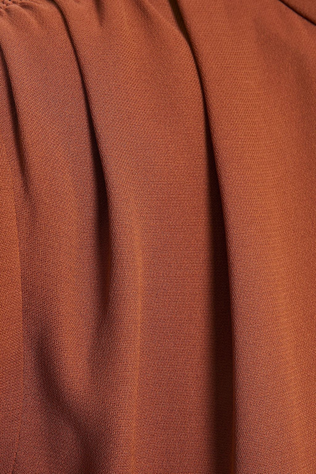 CHLOÉ Cutout silk-blend crepe maxi dress