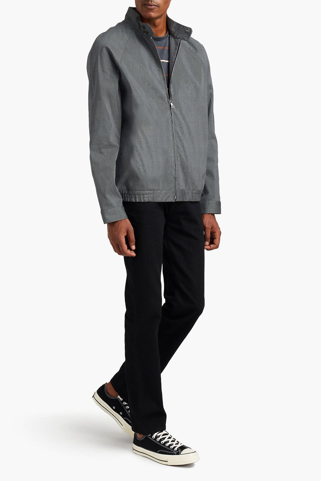 A.P.C. Dustan cotton-jacquard jacket