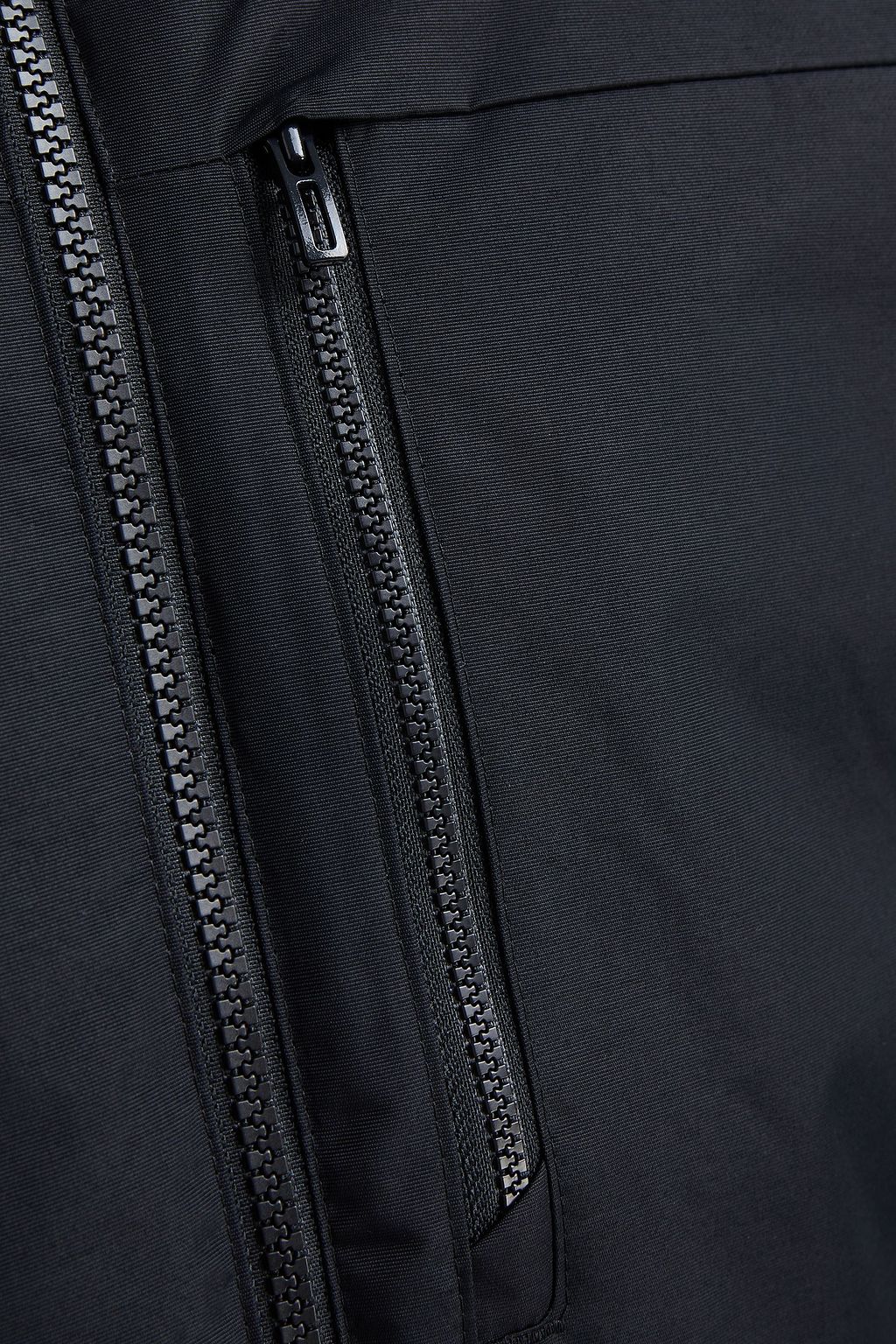 ADIDAS Xploric faux shearling-trimmed shell hooded parka
