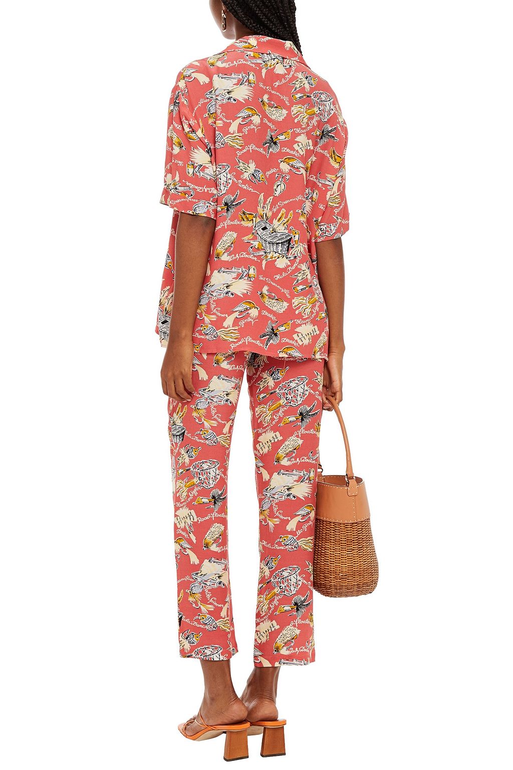 ANTIK BATIK Hilo printed crepe shirt