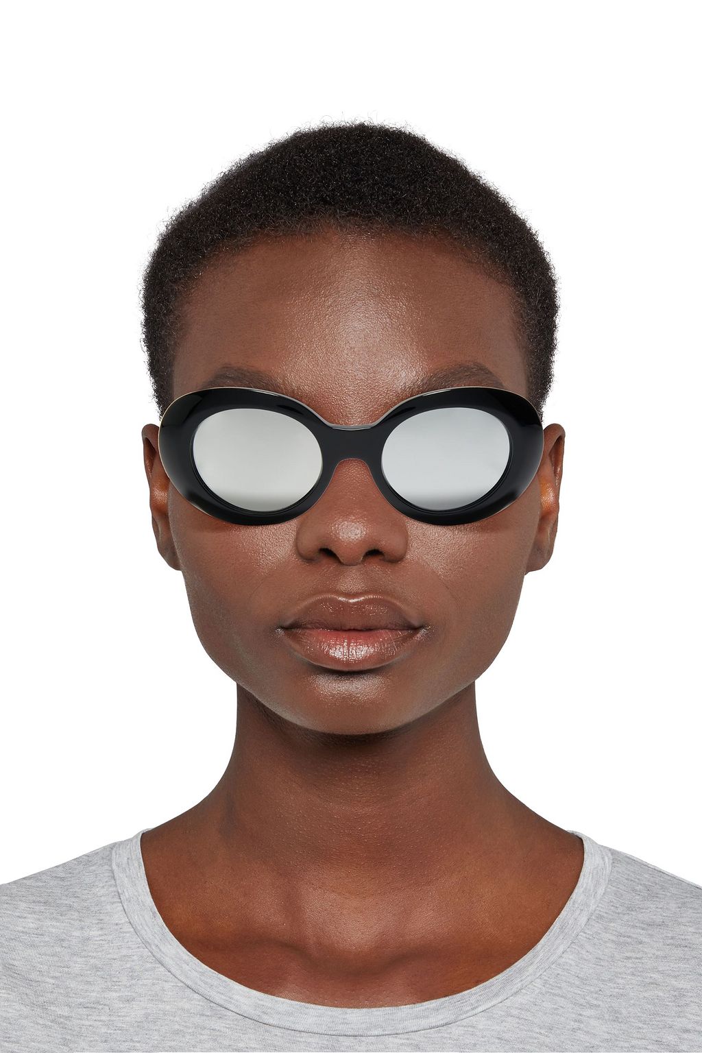ACNE STUDIOS Mustang oval-frame acetate sunglasses