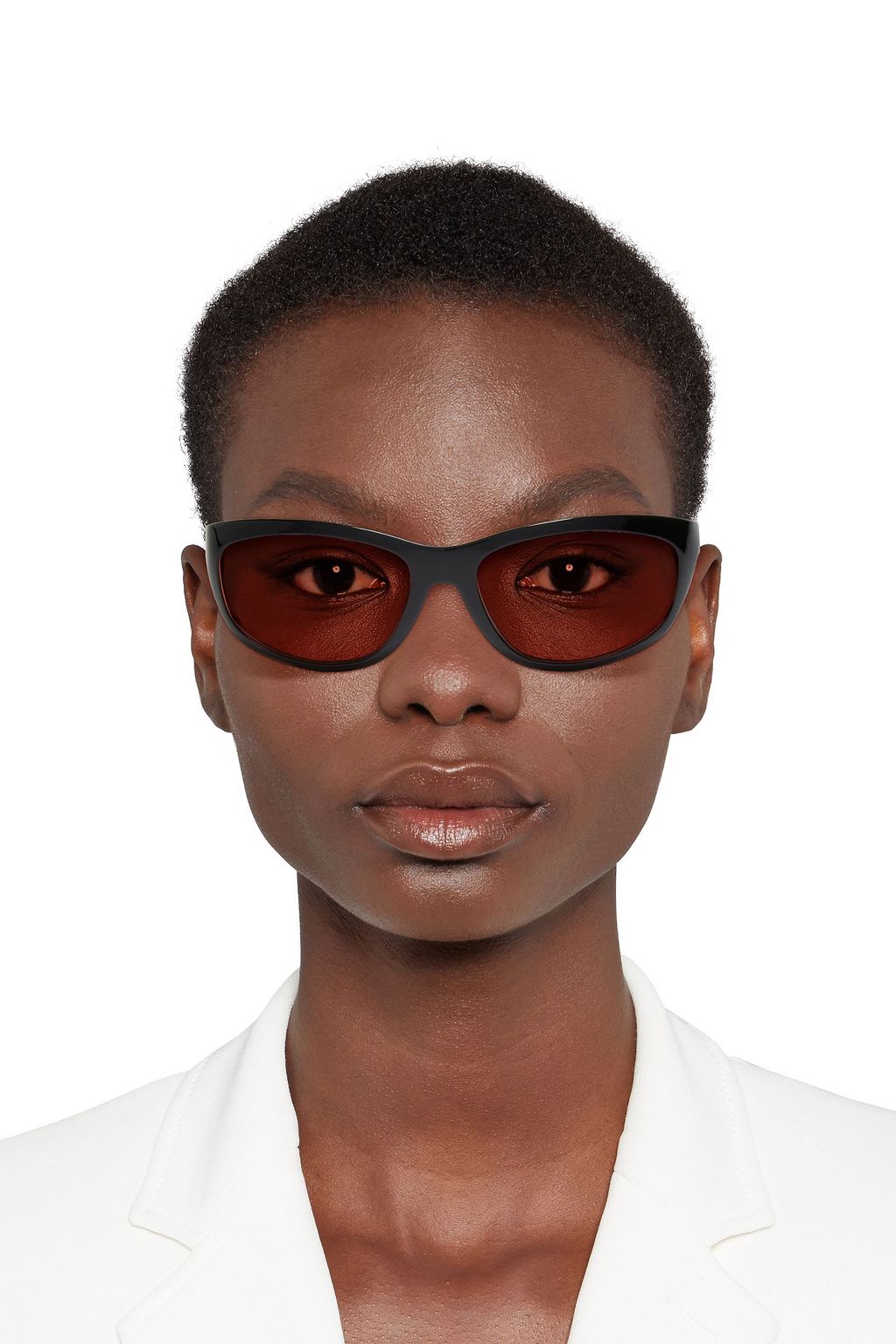 ACNE STUDIOS Oval-frame acetate sunglasses