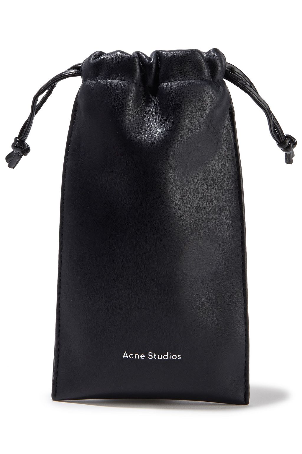 ACNE STUDIOS Shield goldfarbene Sonnenbrille mit D-Rahmen