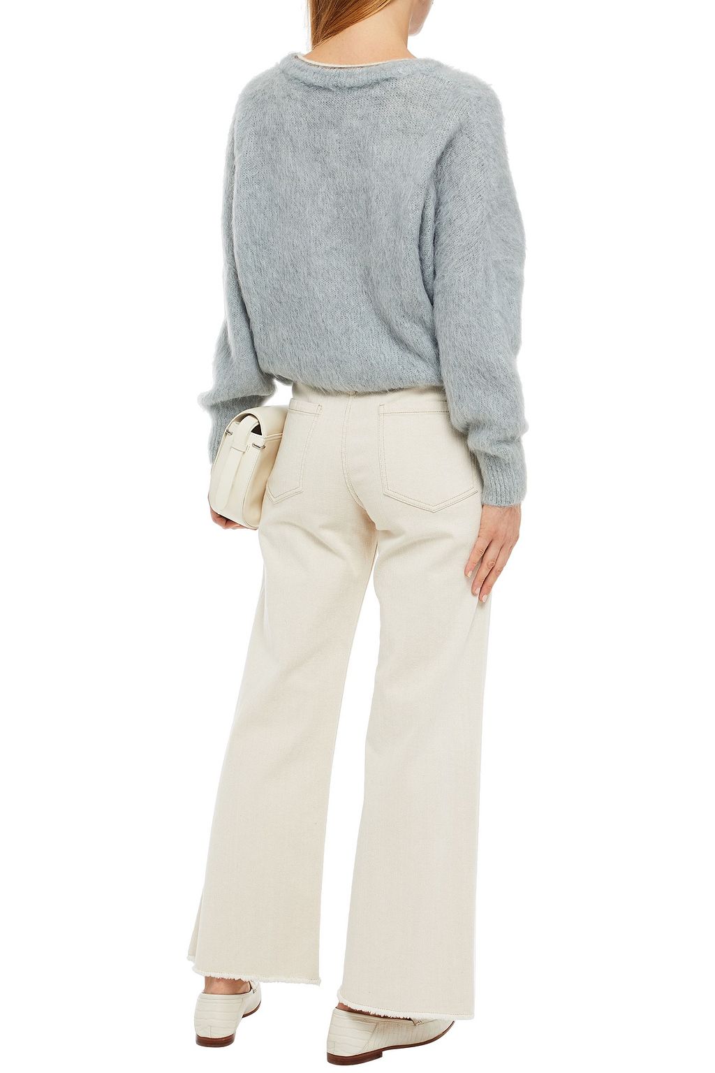 BRUNELLO CUCINELLI ハイライズ ワイドレッグ ジーンズ