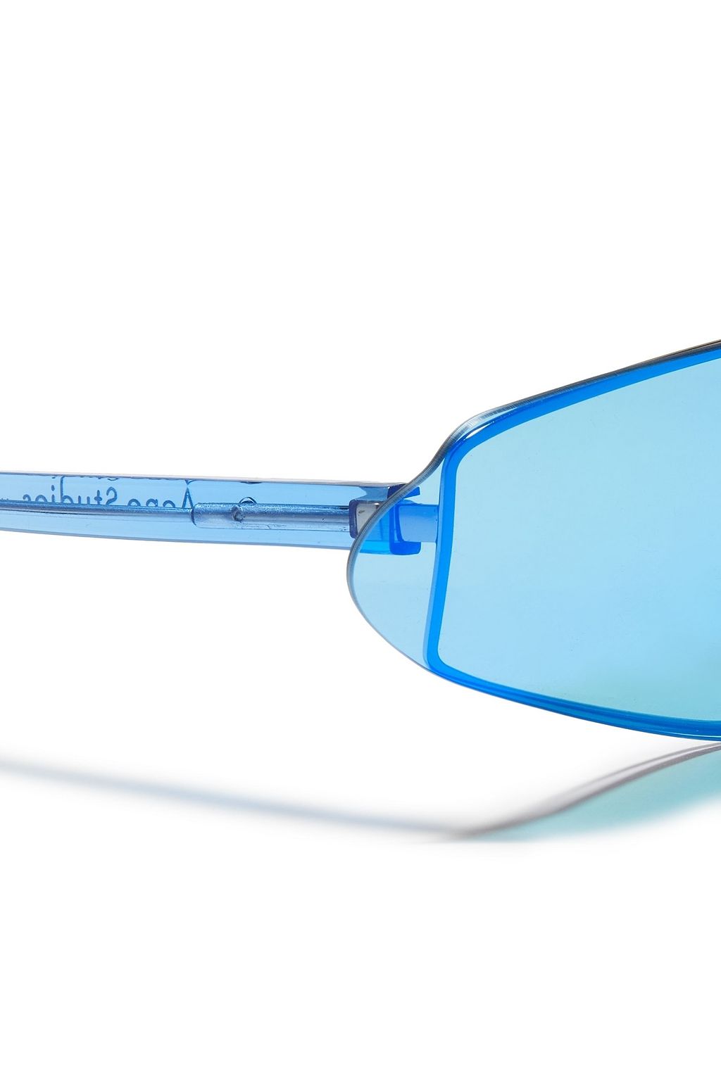 ACNE STUDIOS D-frame silver-tone and acetate sunglasses